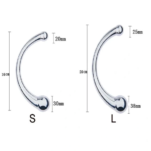 Anal Hooks Steel 5858 Double Elegant Hook Stainless Anal Ended 0729